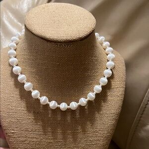 Vintage moonglow beaded necklace